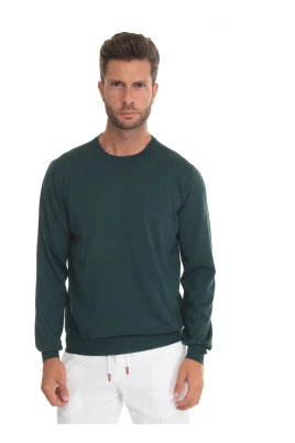 Washed Out Rundhals Pullover
