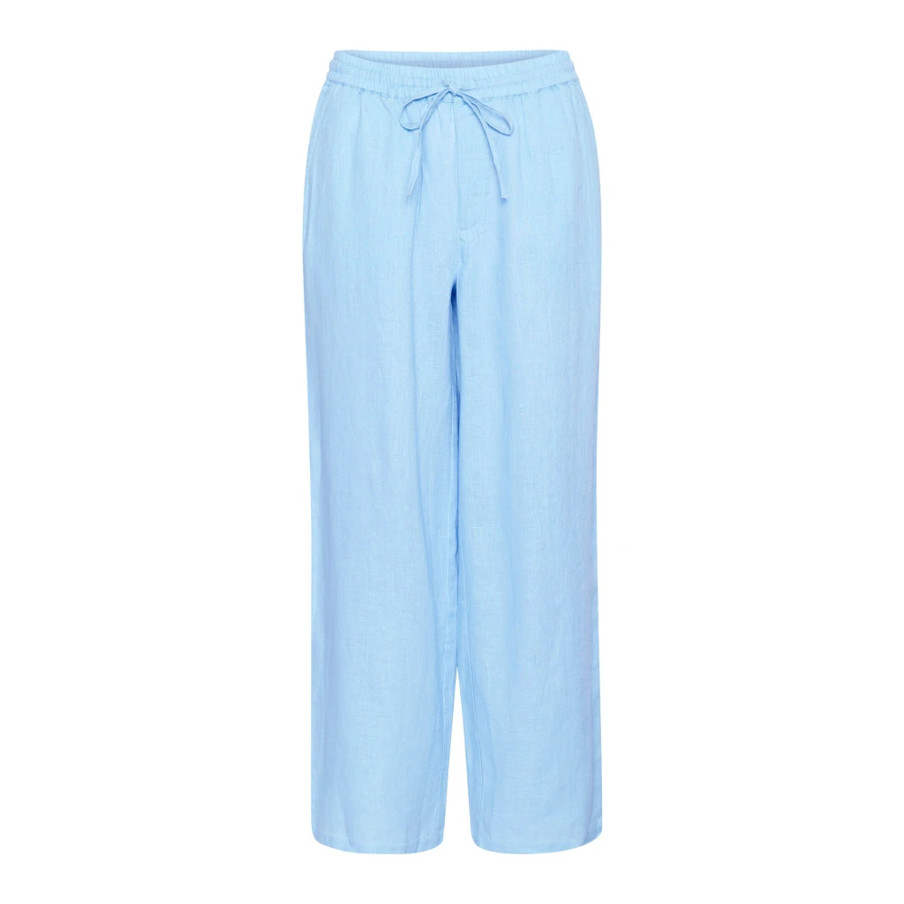Cream Crbellis Linen Pant Bukser 10611574 Placid Blue Melange