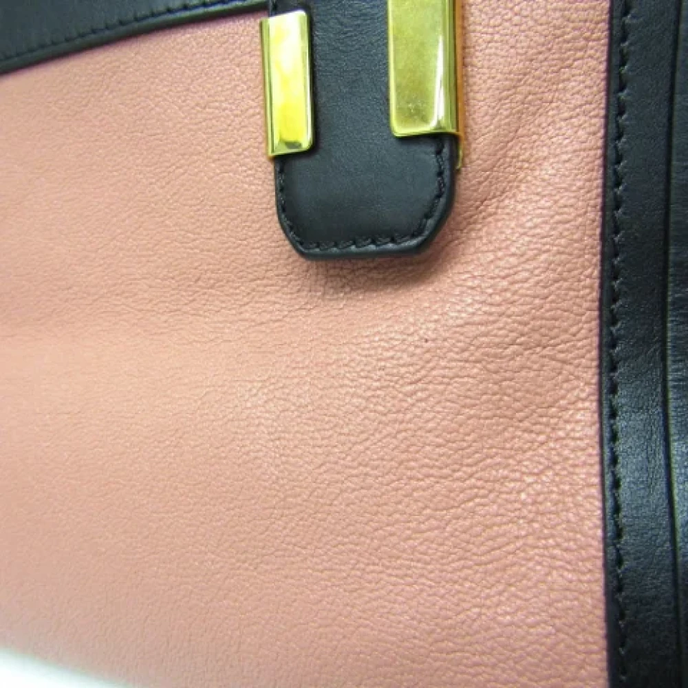 Chloé Pre-owned Leather handbags Pink Dames
