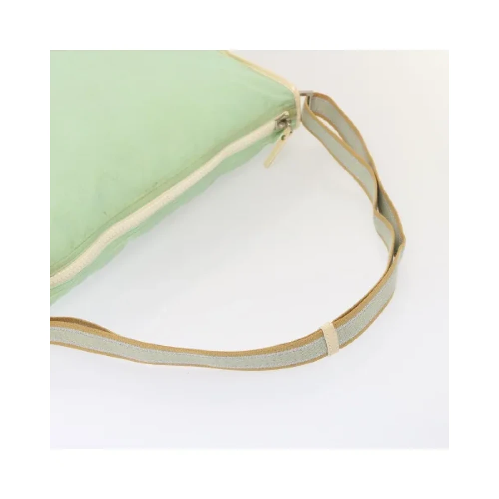 Fendi Vintage Pre-owned Nylon fendi-bags Green Dames