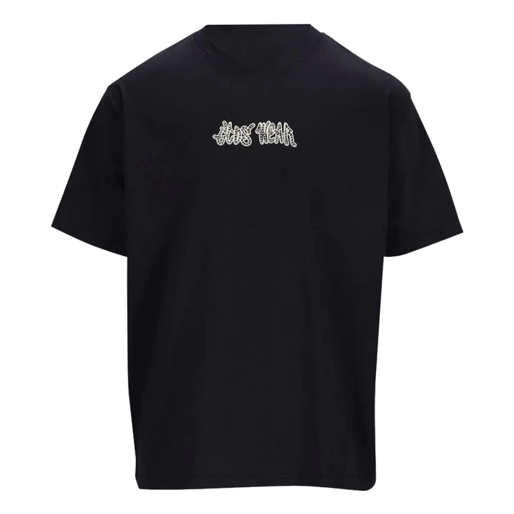 Gcds Graffiti Loose T-Shirt Black Heren