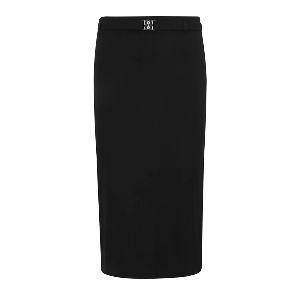 Filippa K Jersey Bälteskjol Black, Dam