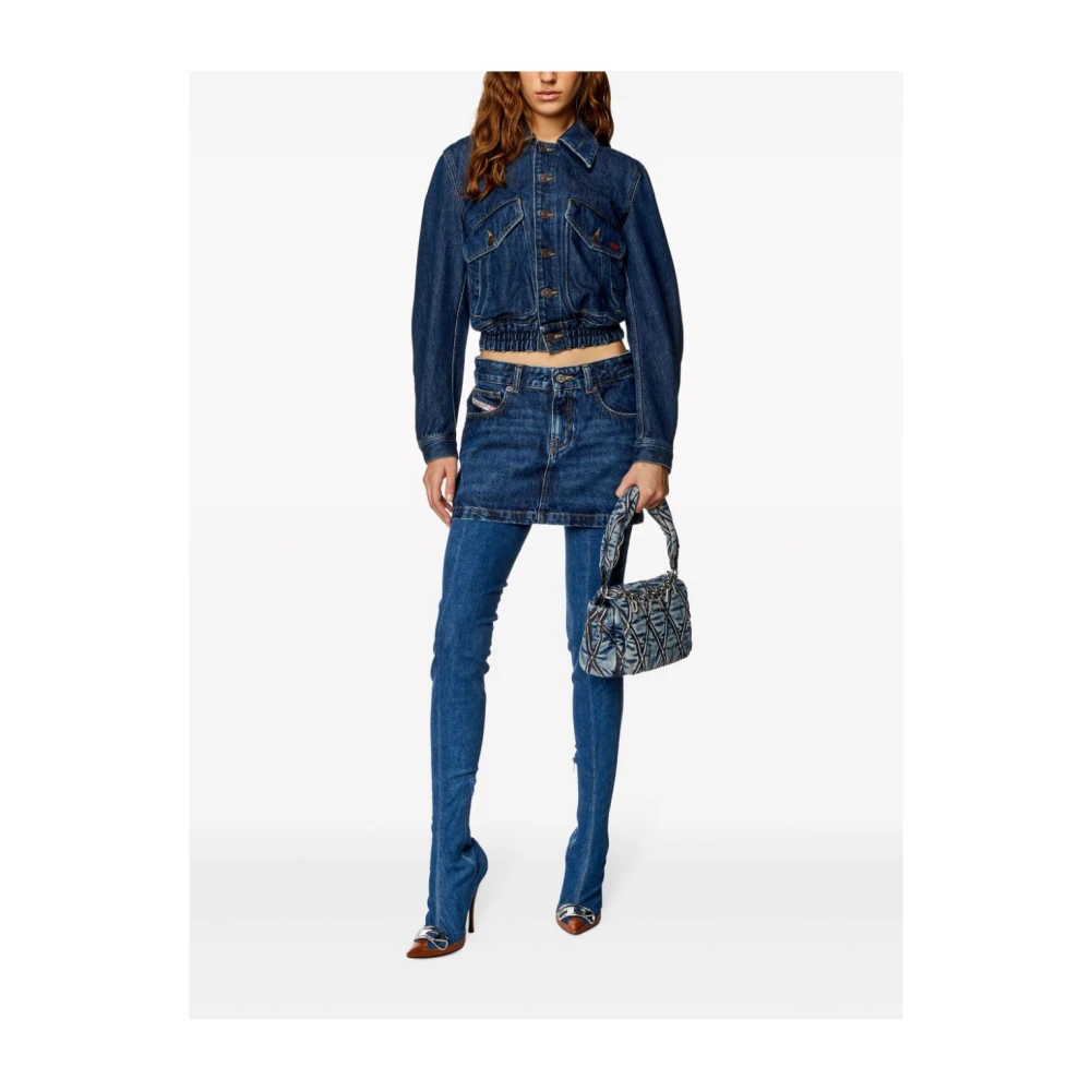 Diesel Blauwe Rok voor Vrouwen Blue Dames