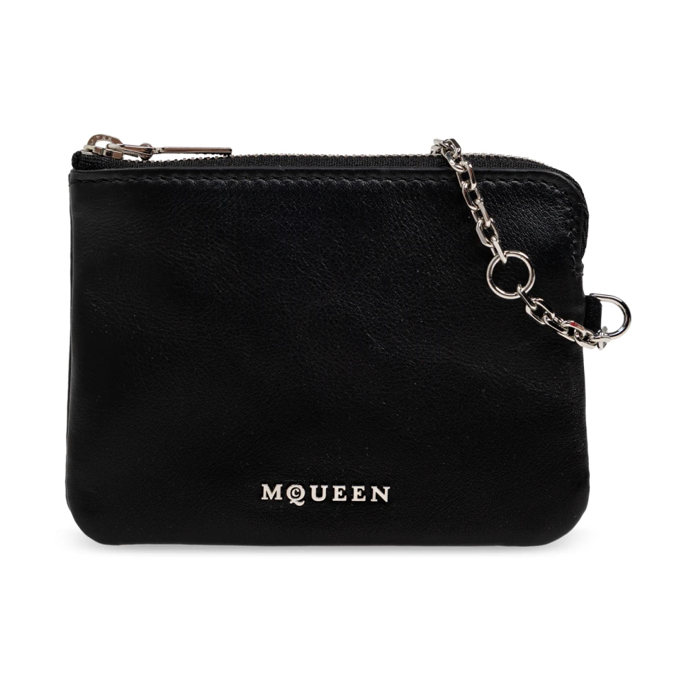 alexander mcqueen Leren etui Black Dames