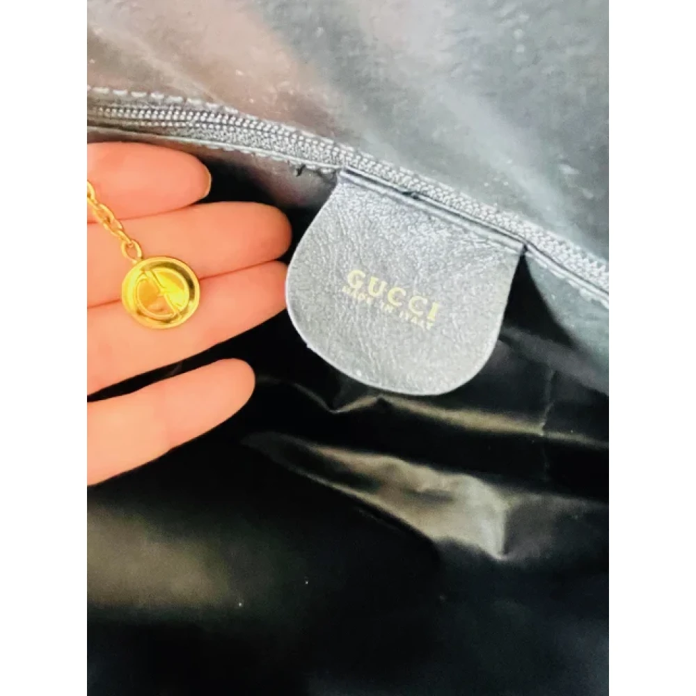 Gucci Vintage Pre-owned Leather gucci-bags Black Dames