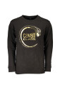 pull-en-coton-noir-sweat-a-manches-longues
