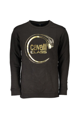 pull-en-coton-noir-sweat-a-manches-longues