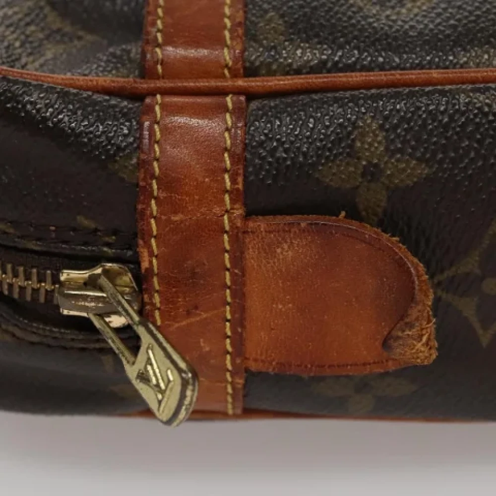 Louis Vuitton Vintage Pre-owned Canvas clutches Brown Dames