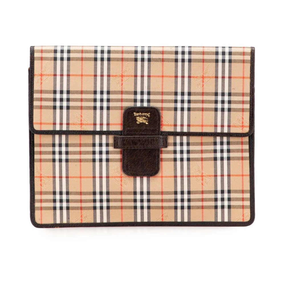 Pre-owned Patterned Tablet Case with Foldover Top Closure Accessory - Burberry Vintage - Modalova