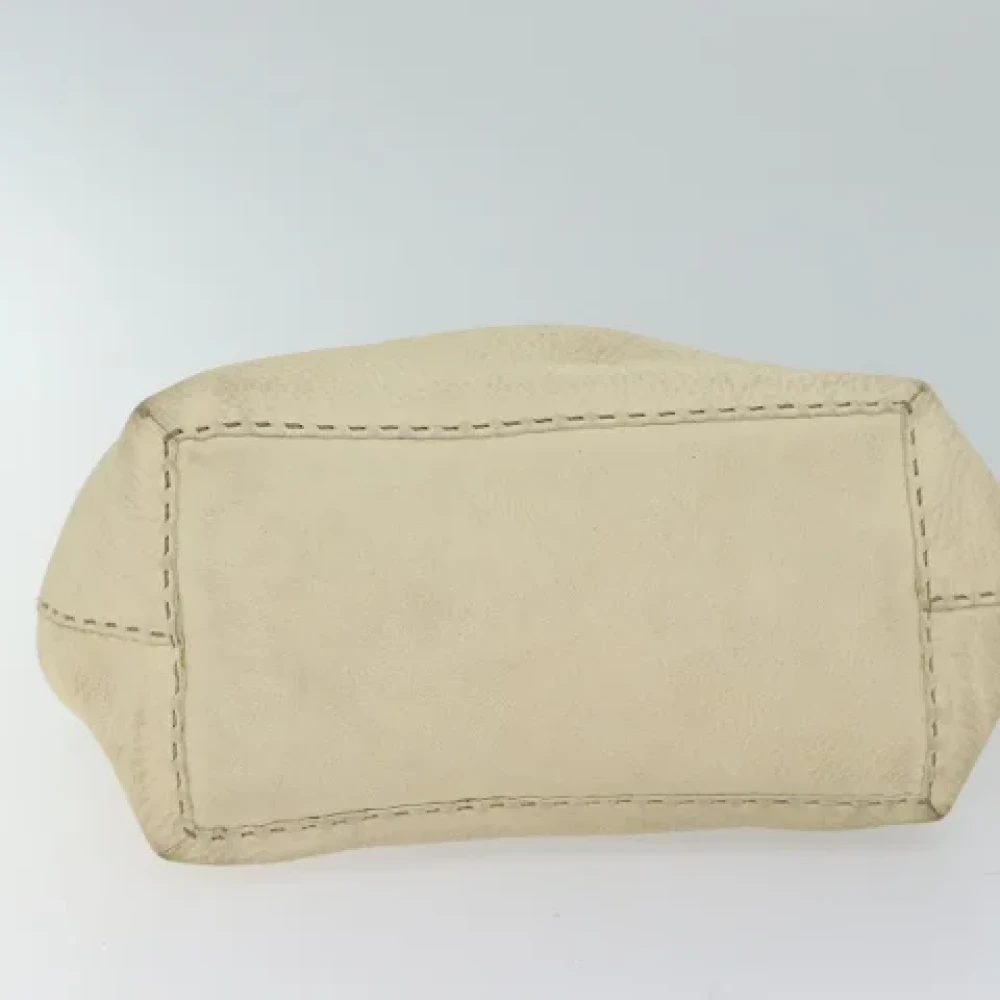 Fendi Vintage Pre-owned Canvas handbags Beige Dames