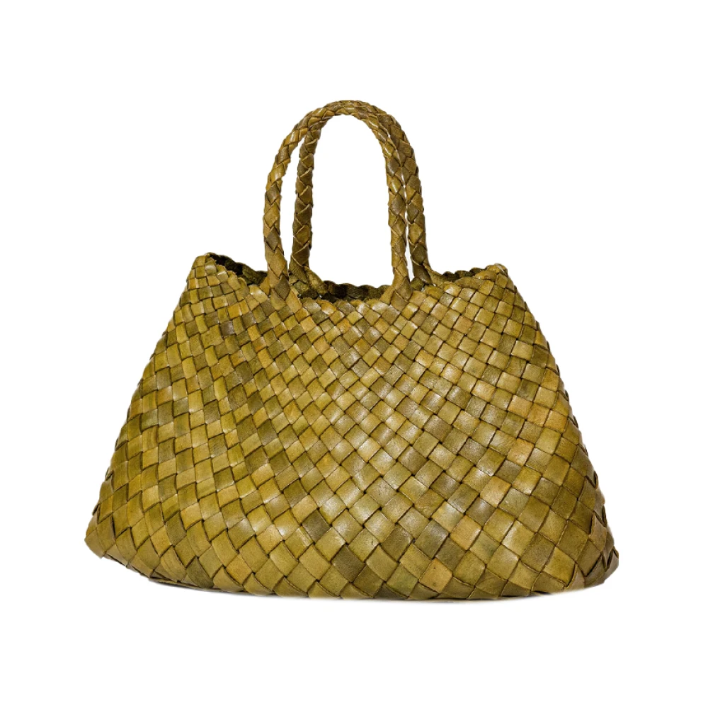 Dragon Diffusion Groene Leren Handtas Green Dames
