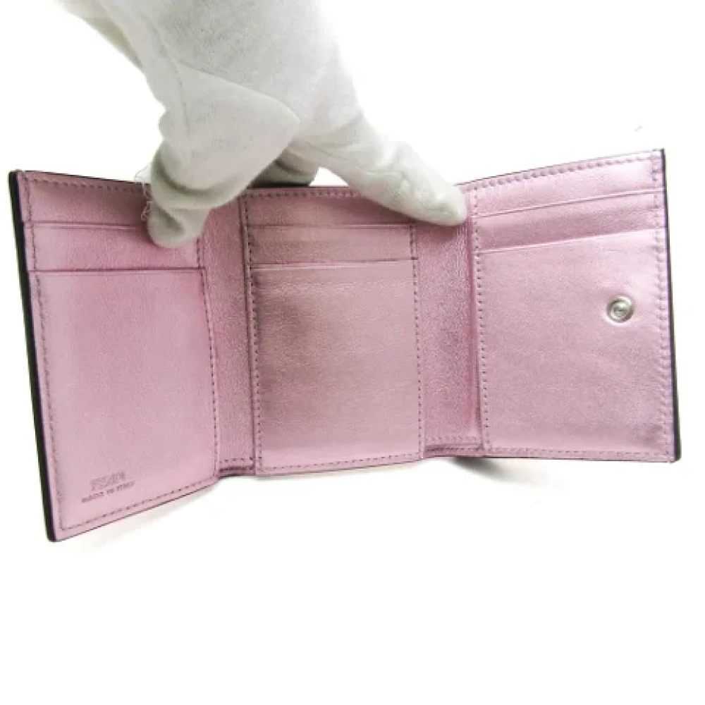 Fendi Vintage Pre-owned Leather wallets Pink Dames