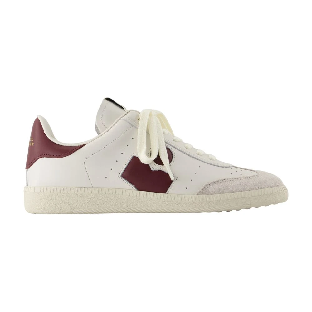 Isabel Marant Women's White Leather Sneakers - Bryce Gb