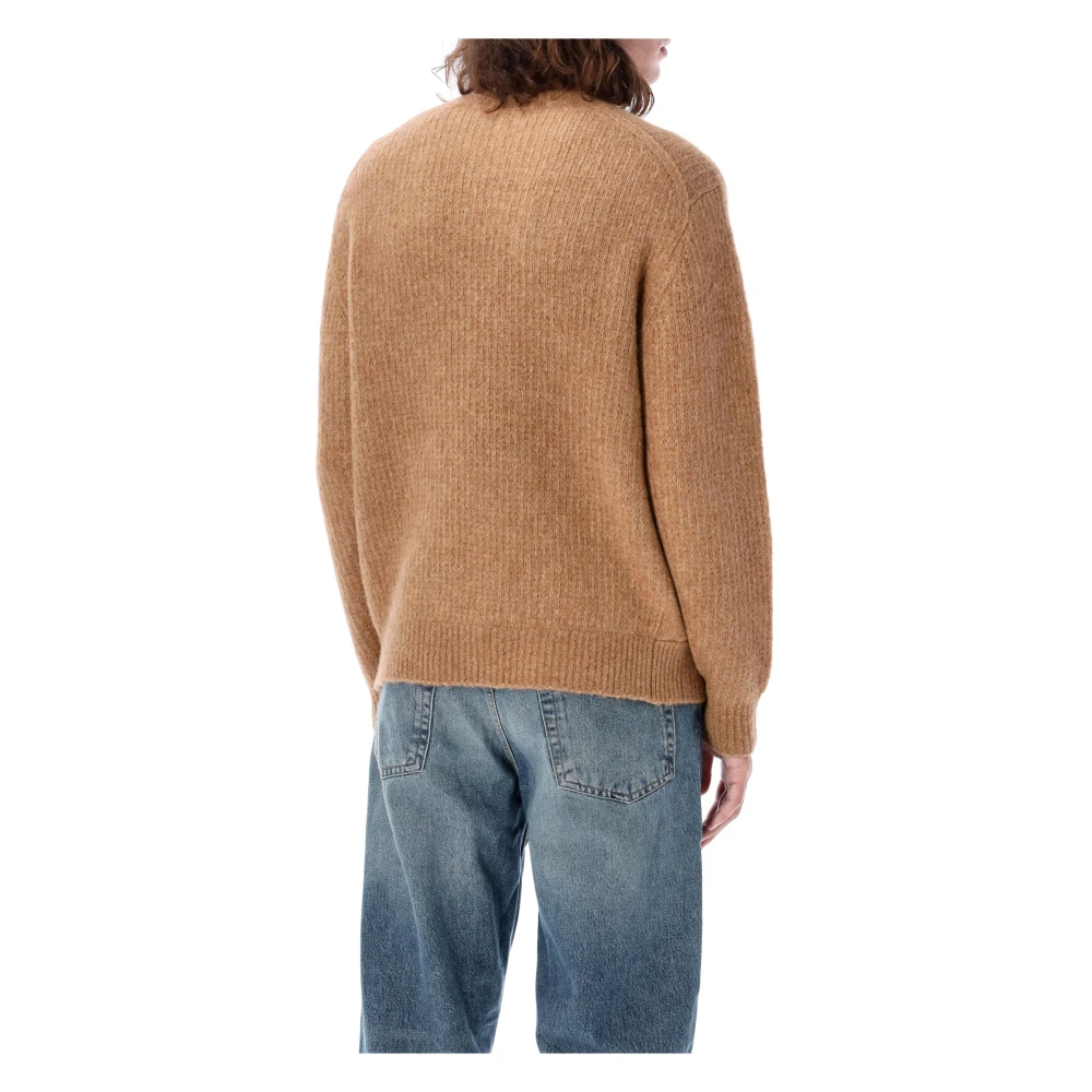 Sunflower Yak Gebreide Kleding Kamel Sweater Aw24 Beige Heren