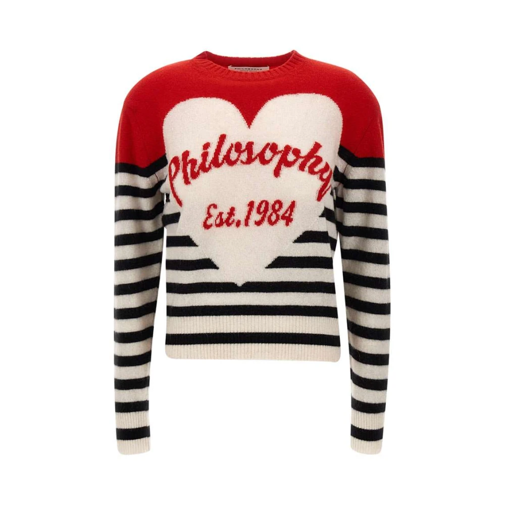 Philosophy Di Lorenzo Serafini Donna Multicolor - Maglione Con Effetto Remborsè - Knitwear - E - M