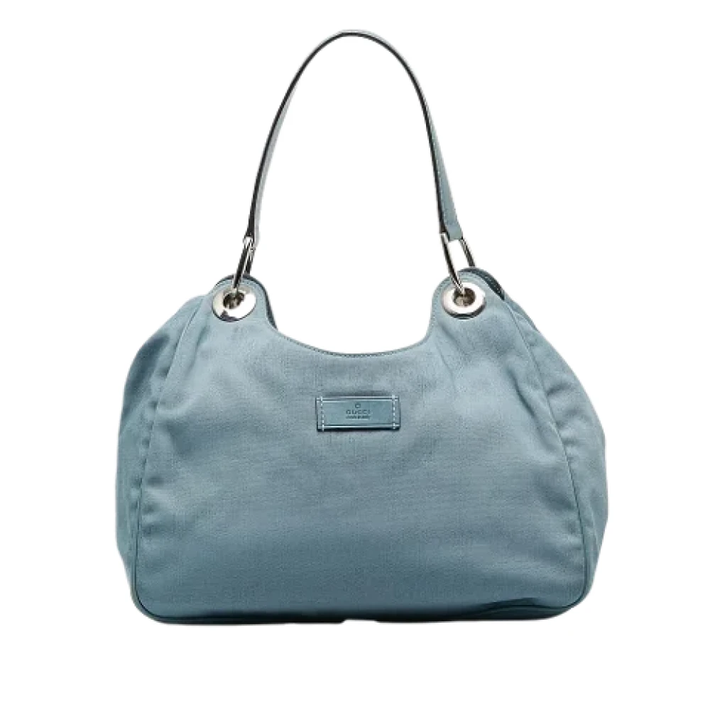 Gucci Vintage Pre-owned Canvas gucci-bags Blue Dames