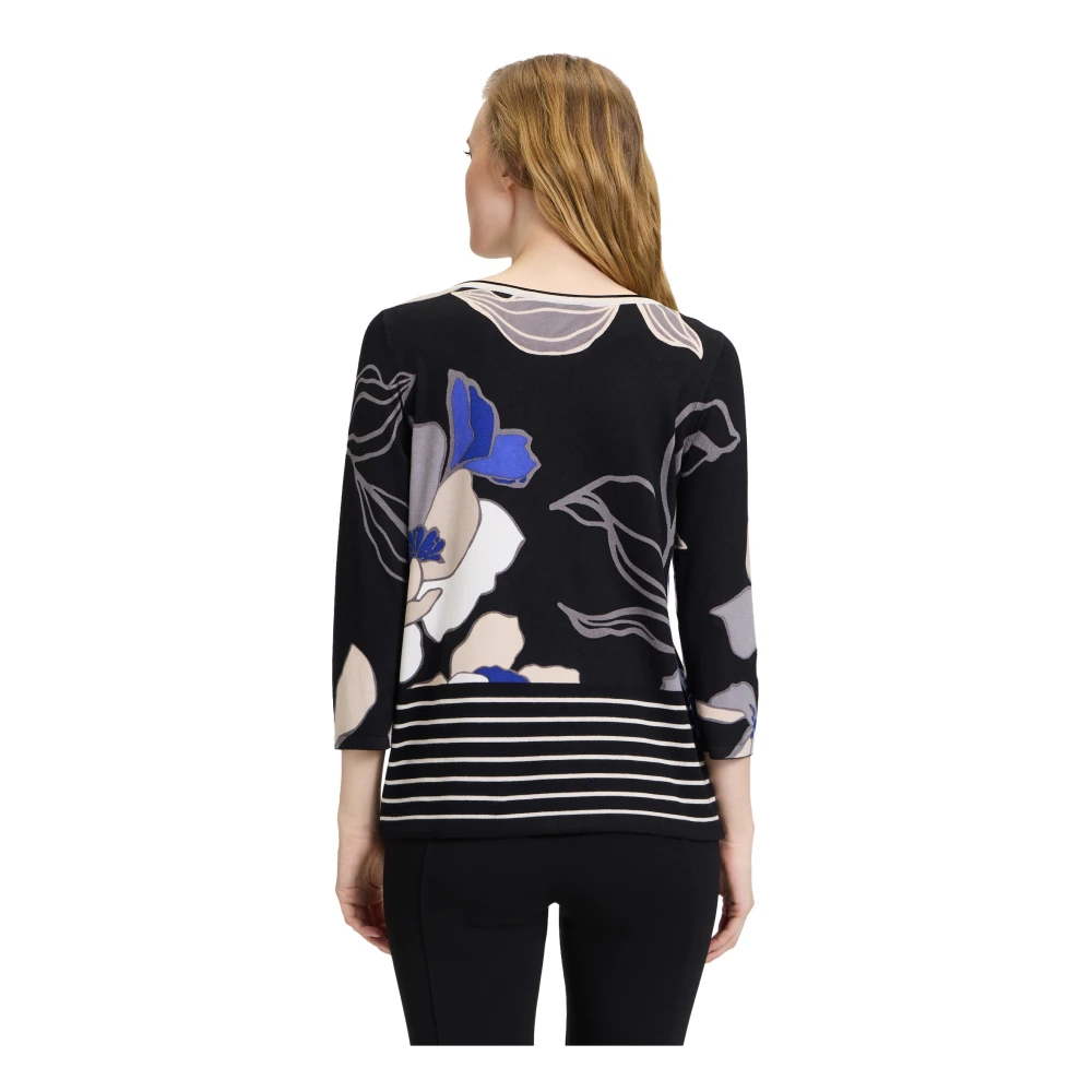 Betty Barclay Bloemen Fijngebreide Trui Multicolor Dames