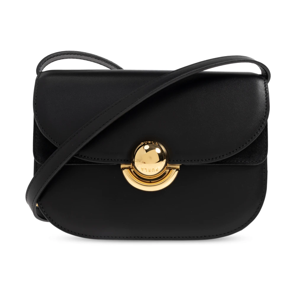 Furla Damen Schwarz Sfera Mini Schultertasche