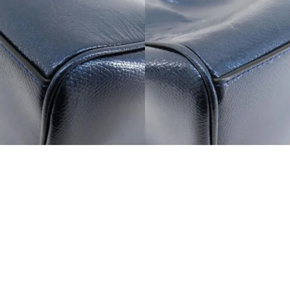 Coach Pre-owned Leather handbags Blue Dames