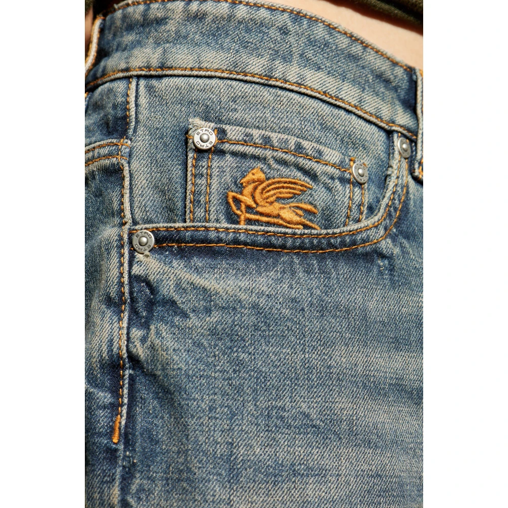 ETRO Jeans met rechte pijpen Blue Heren