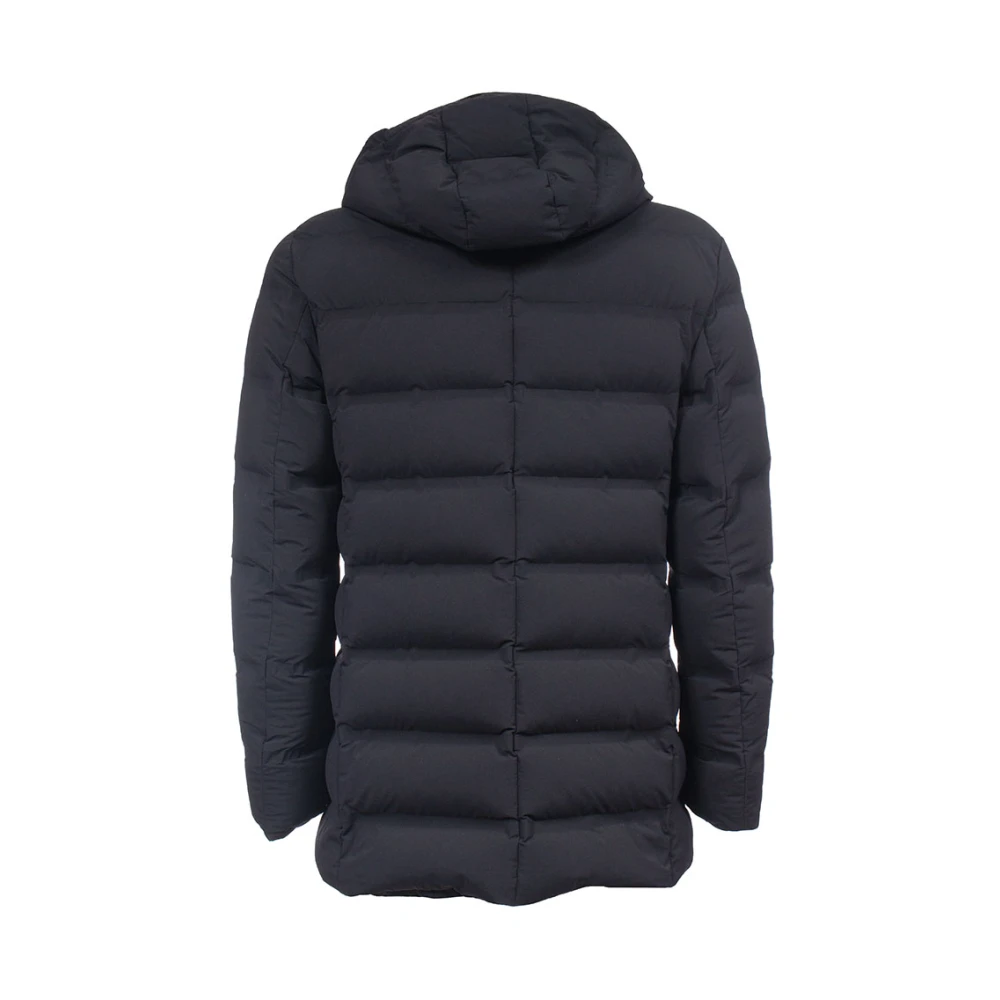 Kired Gewatteerde jas met capuchon Blue Heren