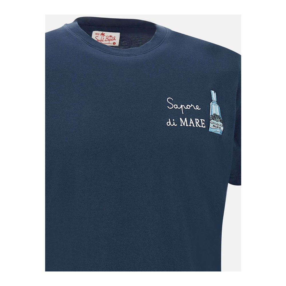 MC2 Saint Barth Blauw T-shirt met Stijl Blue Heren