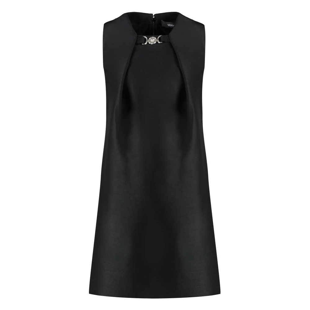 Versace Donna Nero Mini Abito Medusa '95