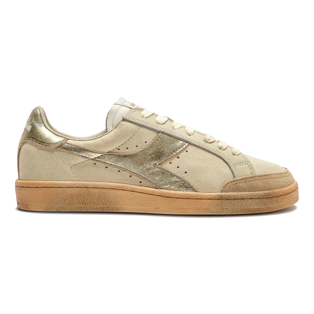 Diadora Prestige Aged Italia Dames Schoenen Geel