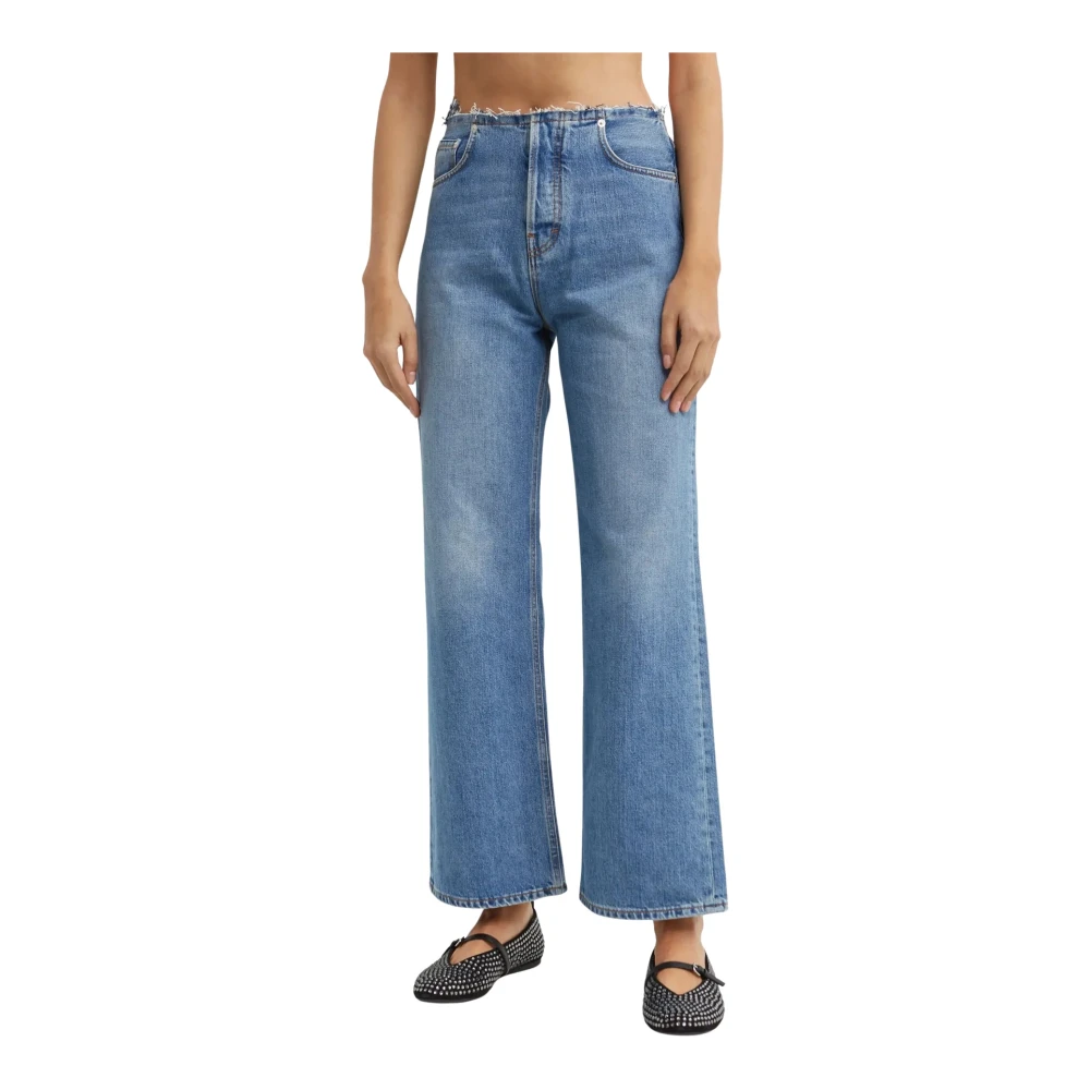 Haikure Women's Blue Korea Wb Jeans - Straight Fit Jeans - W25 - Jeans