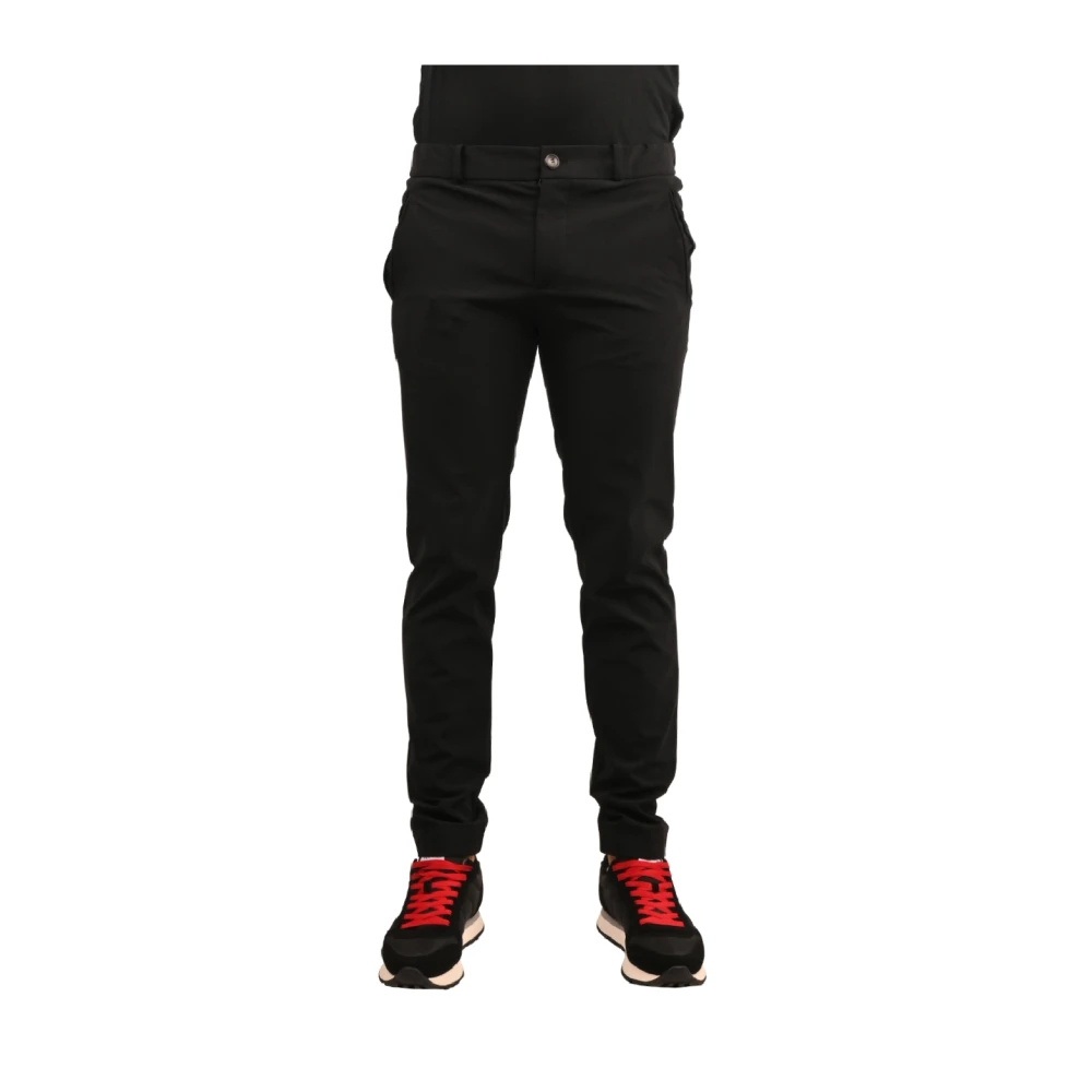 RRD Slim-fit Chino Broek Black Heren