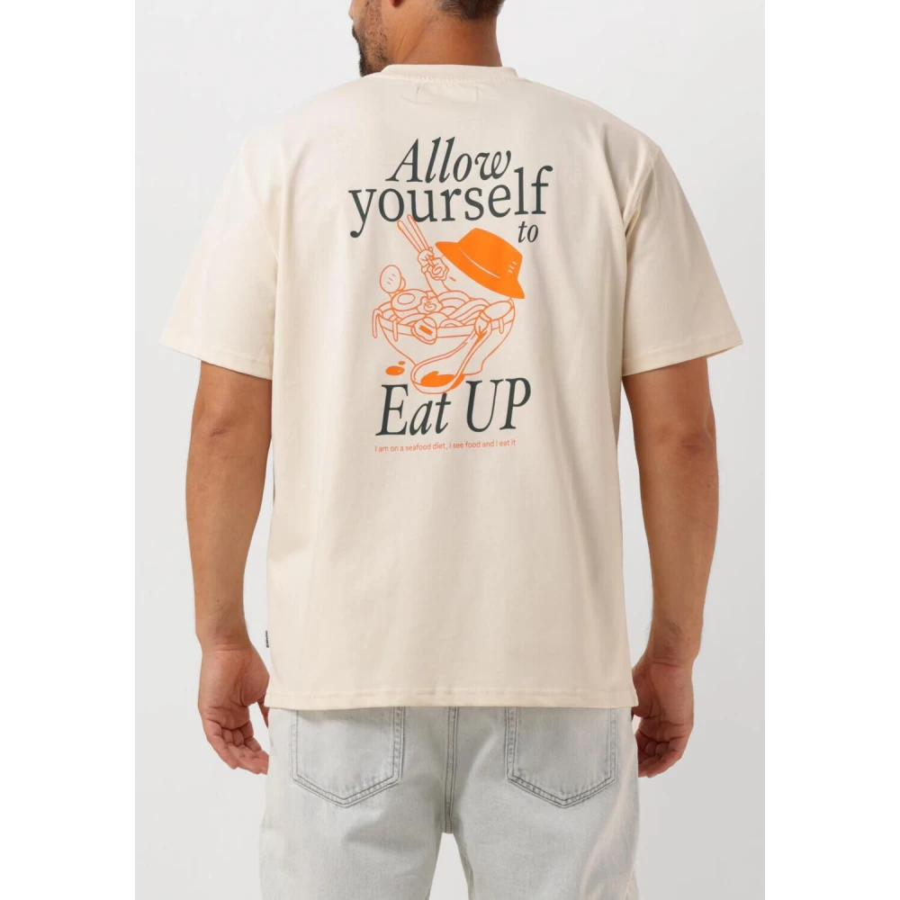 Woodbird Heren Polo & T-shirt Eat Tee Beige Heren