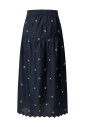 jupe-midi-bleue-brodee