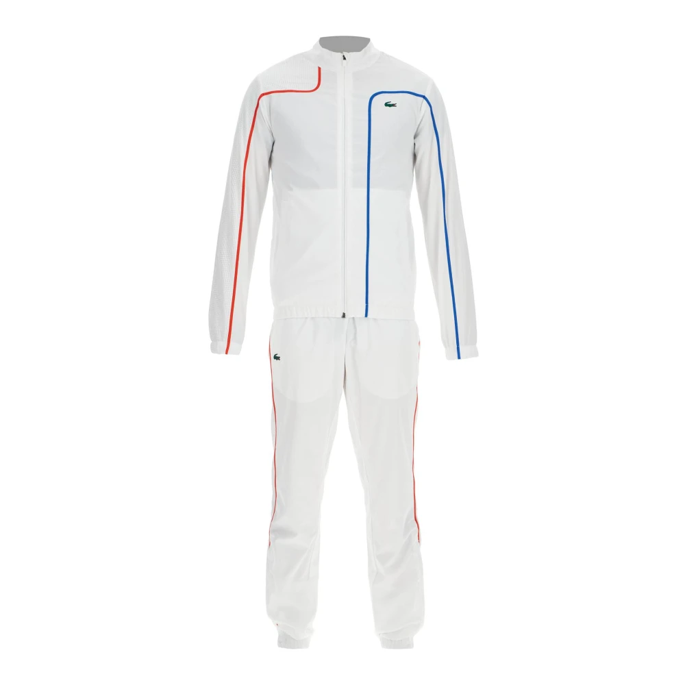 Lacoste Diamond Sports Tracksuit Set White, Herr