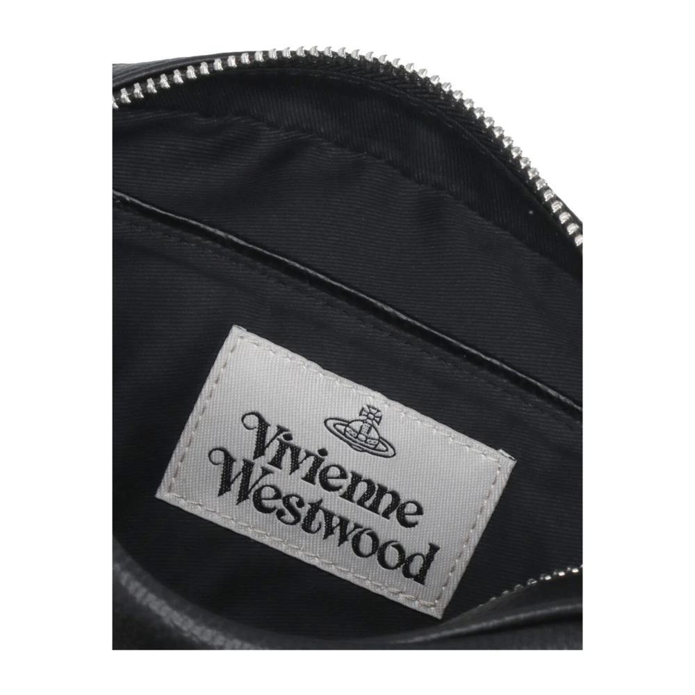 Vivienne Westwood Zwarte Schoudertas met Orb Logo Black Dames