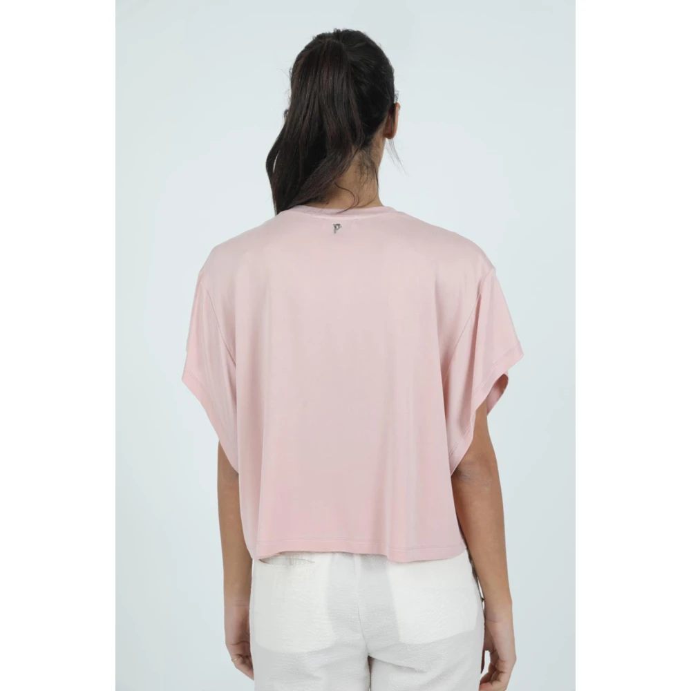 Dondup Casual T-Shirt Pink Dames