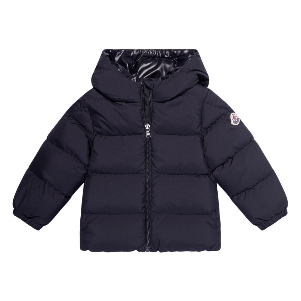 Moncler Girls Blue Baby Down Padded Sharon Jacket Medium
