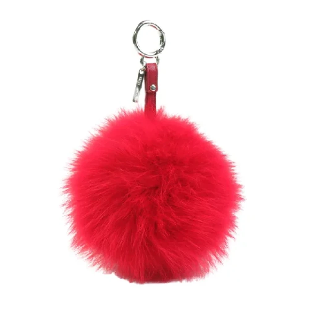 Fendi Vintage Pre-owned Fur key-holders Red Dames