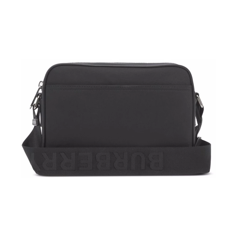Burberry Zwarte Stijlvolle Tassen Collectie Black Heren