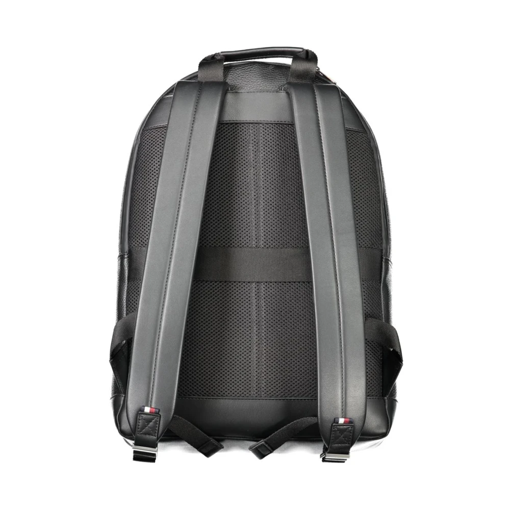 Tommy Hilfiger Zwarte Polyester Rugzak | To-33659 Black Heren