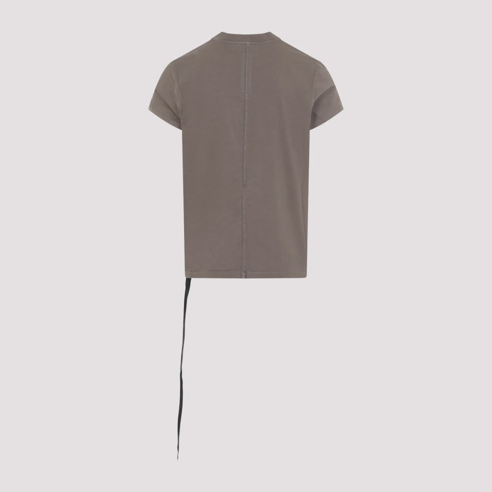 Rick Owens Minimalistisch Zwart T-shirt Beige Heren