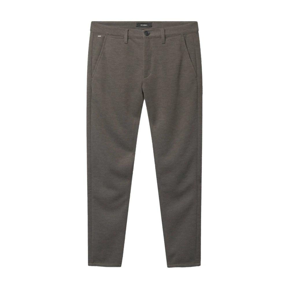 Gabba Chino Broek Paul GKnit Stijl Beige Heren
