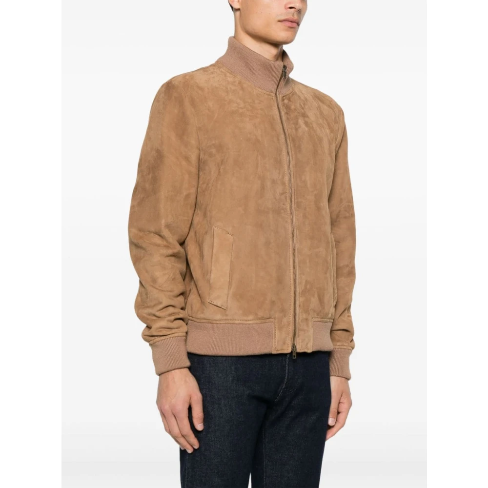 Salvatore Santoro Bruine Winterjassen voor Mannen Brown Heren