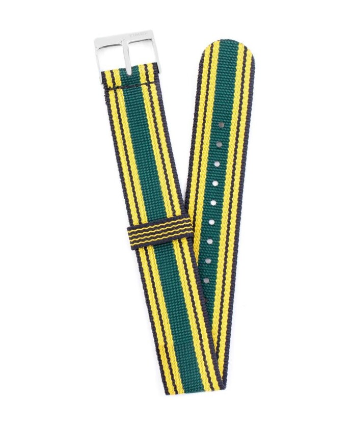 montre-en-nylon-multicolore-vert-jaune-rayures