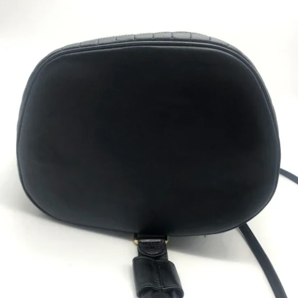 Celine Vintage Pre-owned Leather shoulder-bags Black Dames