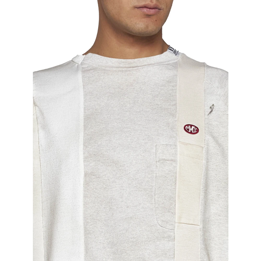 Mihara Yasuhiro Witte T-shirts en Polos Multicolor Heren
