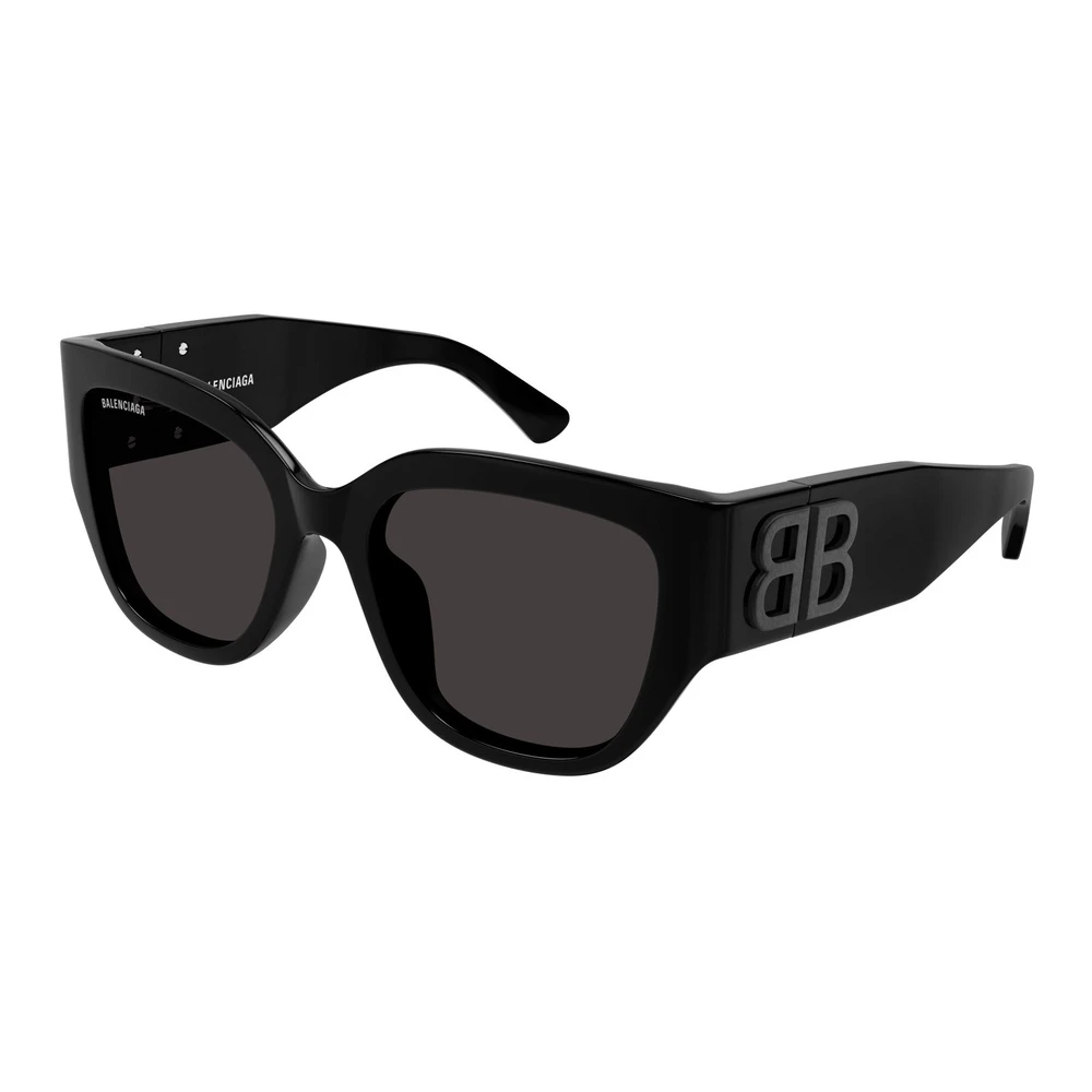 Balenciaga Unisex Black Cat Eye Sunglasses - Bold Style - Sunglasses - 55 Mm - Accessories