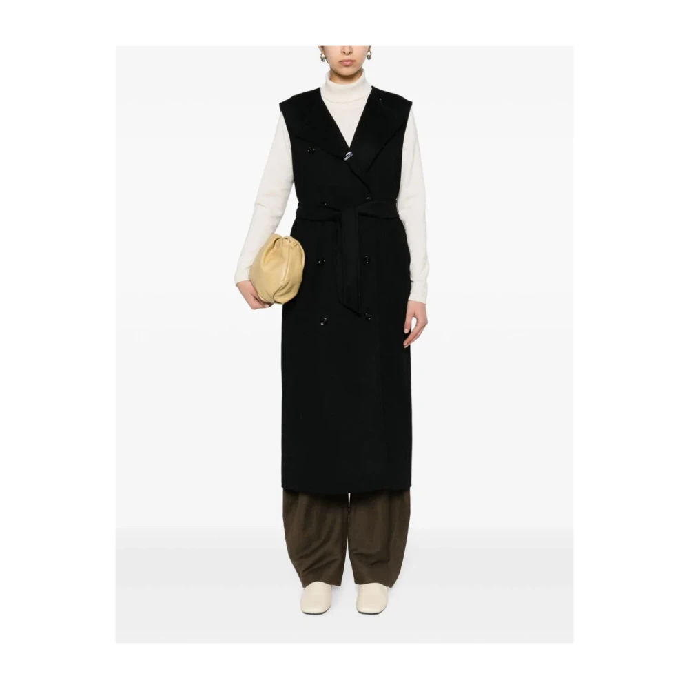 Max Mara Blauwe Stijlvolle Jurk Black Dames