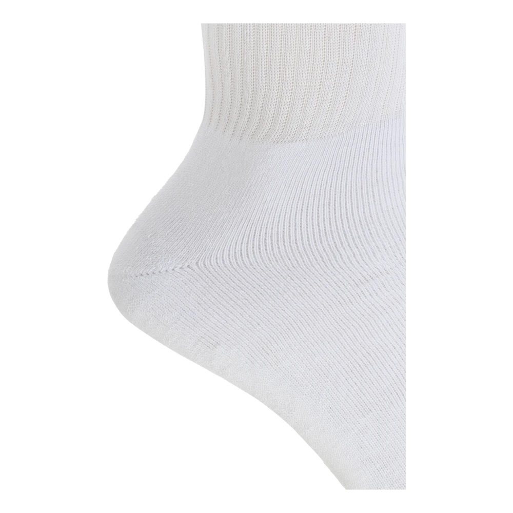 Versace Jeans Couture Katoenen sokken met logo White Heren
