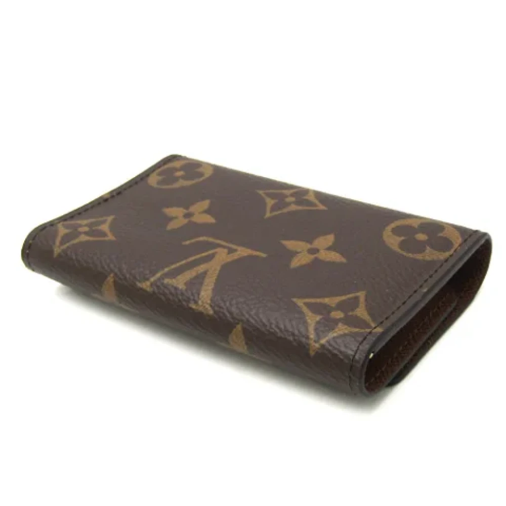 Louis Vuitton Vintage Pre-owned Fabric key-holders Brown Dames