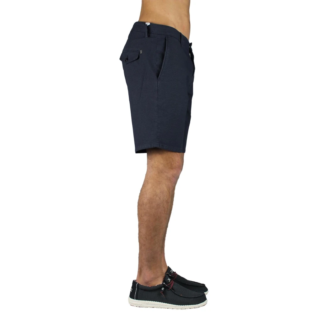 Dondup Stijlvolle Bermuda Shorts voor Mannen Blue Heren